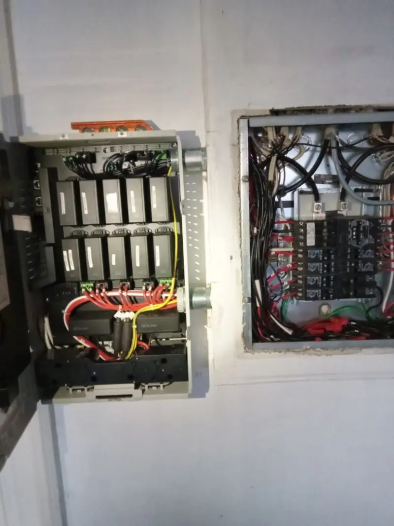 Electrical panel upgrade completed for Commercial Electrician Services in Hilltop